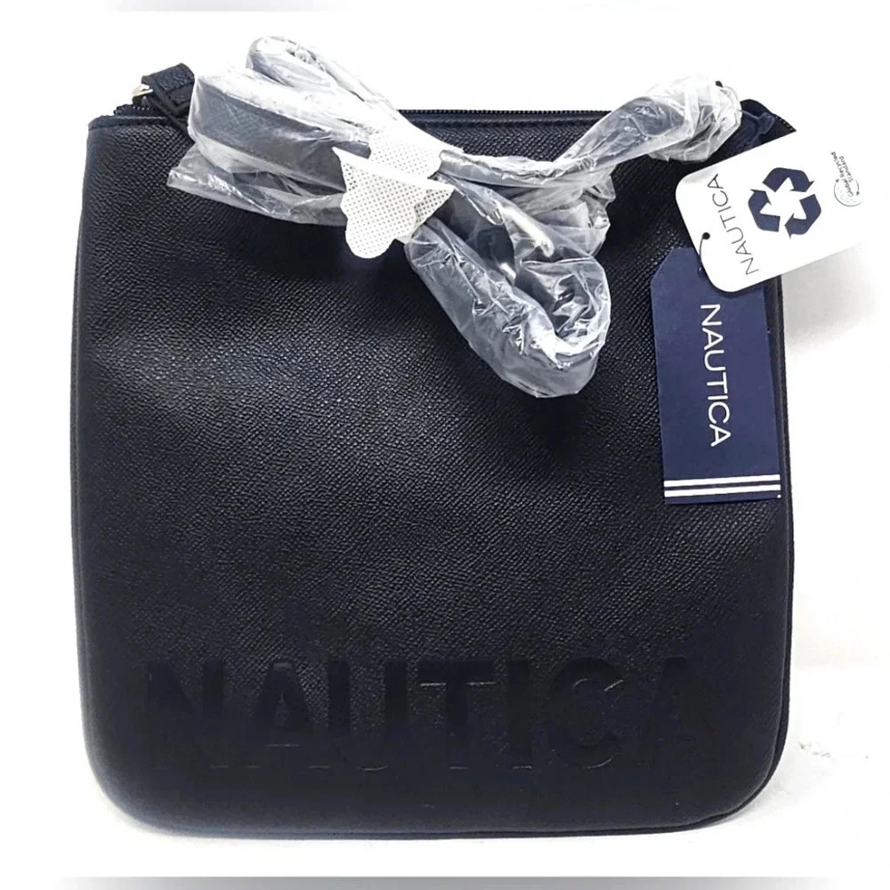 Nautica Aniston Black Saffiano Crossbody-NWT $80